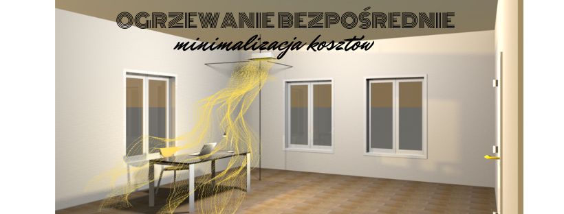 grzejnik na podczerwień w suficie ogrzewanie punktowe